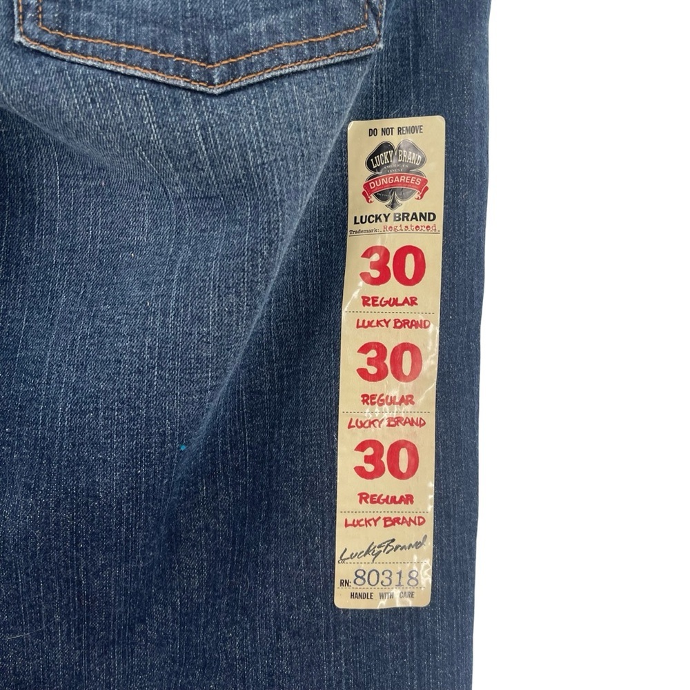 Lucky Brand Women's Straight Leg Jeans - Dark Blue - Picture 3 of 7